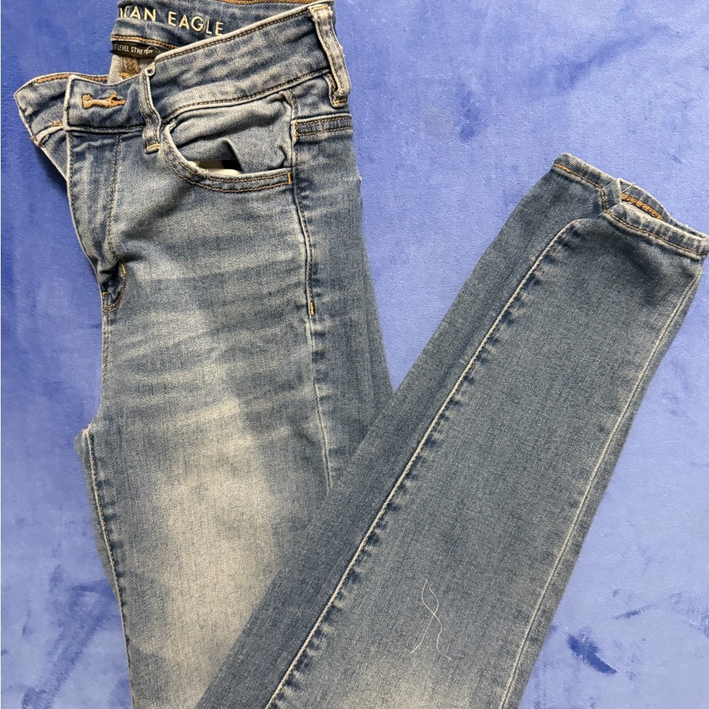 American Eagle Dark Blue Denim Jeans